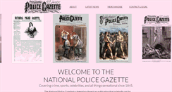 Desktop Screenshot of policegazette.us